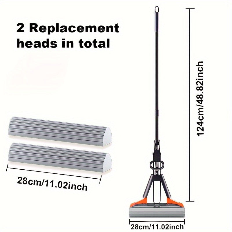 Szivacs felmosó 2 db felmosó fejjel