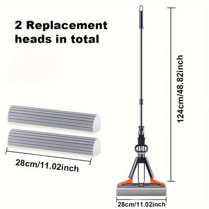 Szivacs felmosó 2 db felmosó fejjel