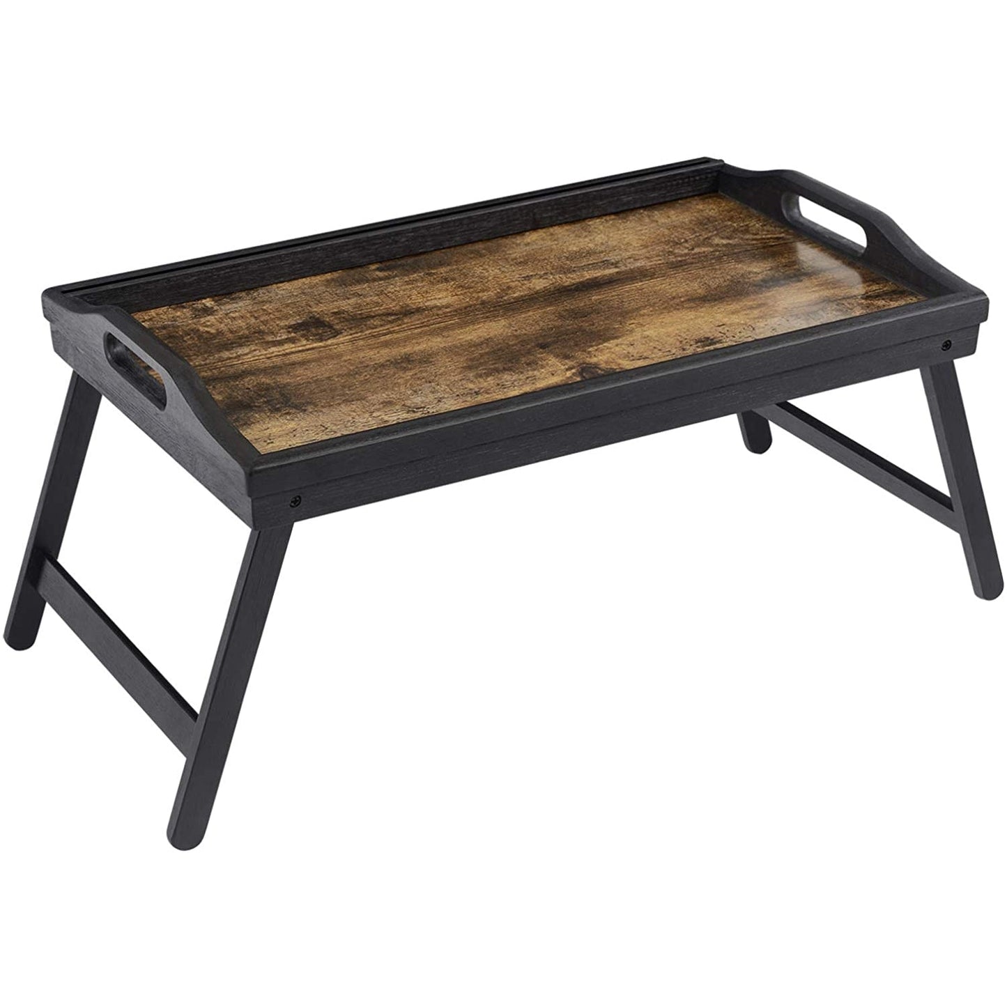 Reggelizőtálca, összecsukható bambusz lábakkal