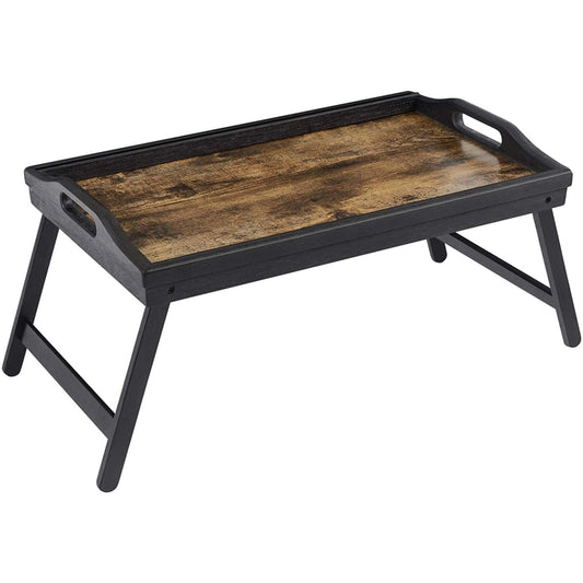 Reggelizőtálca, összecsukható bambusz lábakkal