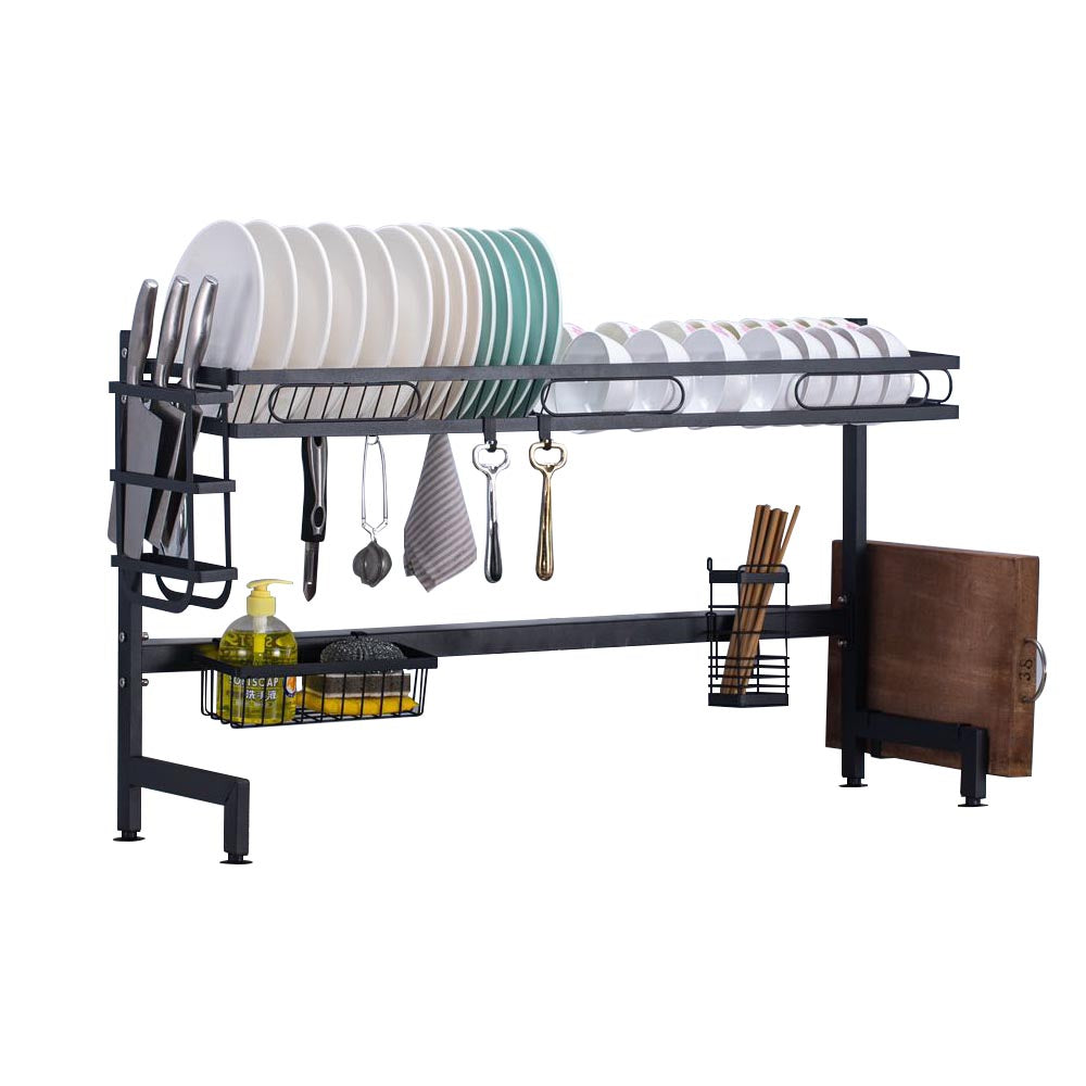 Dish dryer above the sink, double-0