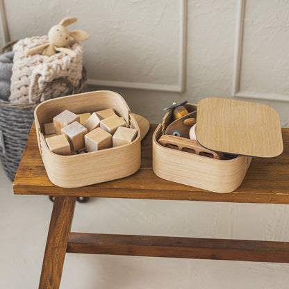 Valiai - 2 darabos fa tárolódoboz szett